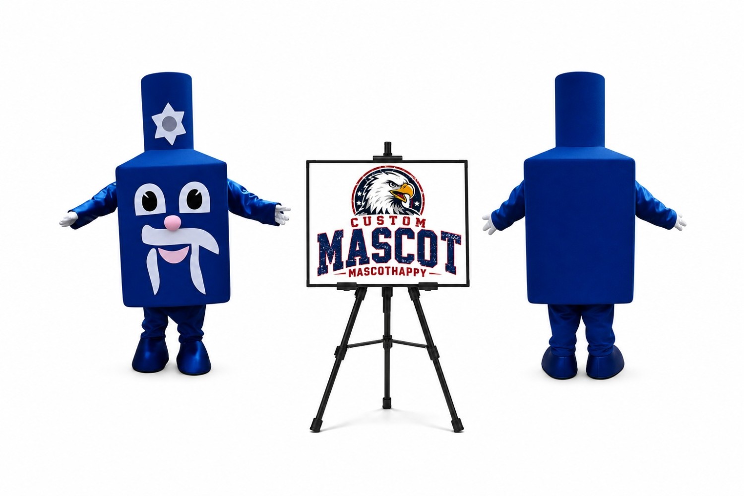 Shabbat Dreidel Mascot Costume Shabbat Dreidel Mascot Costume