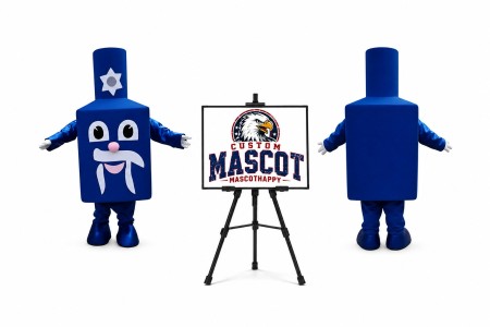 Shabbat Dreidel Mascot Costume