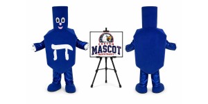 Shabbat Dreidel Party Mascot Costume Shabbat Dreidel Party Mascot Costume