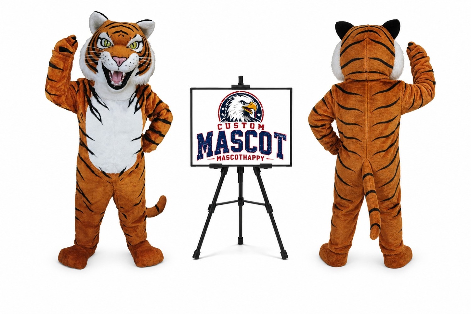 Siberian Tiger Mascot Costume Siberian Tiger Mascot Costume