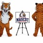Siberian Tiger Mascot Costume