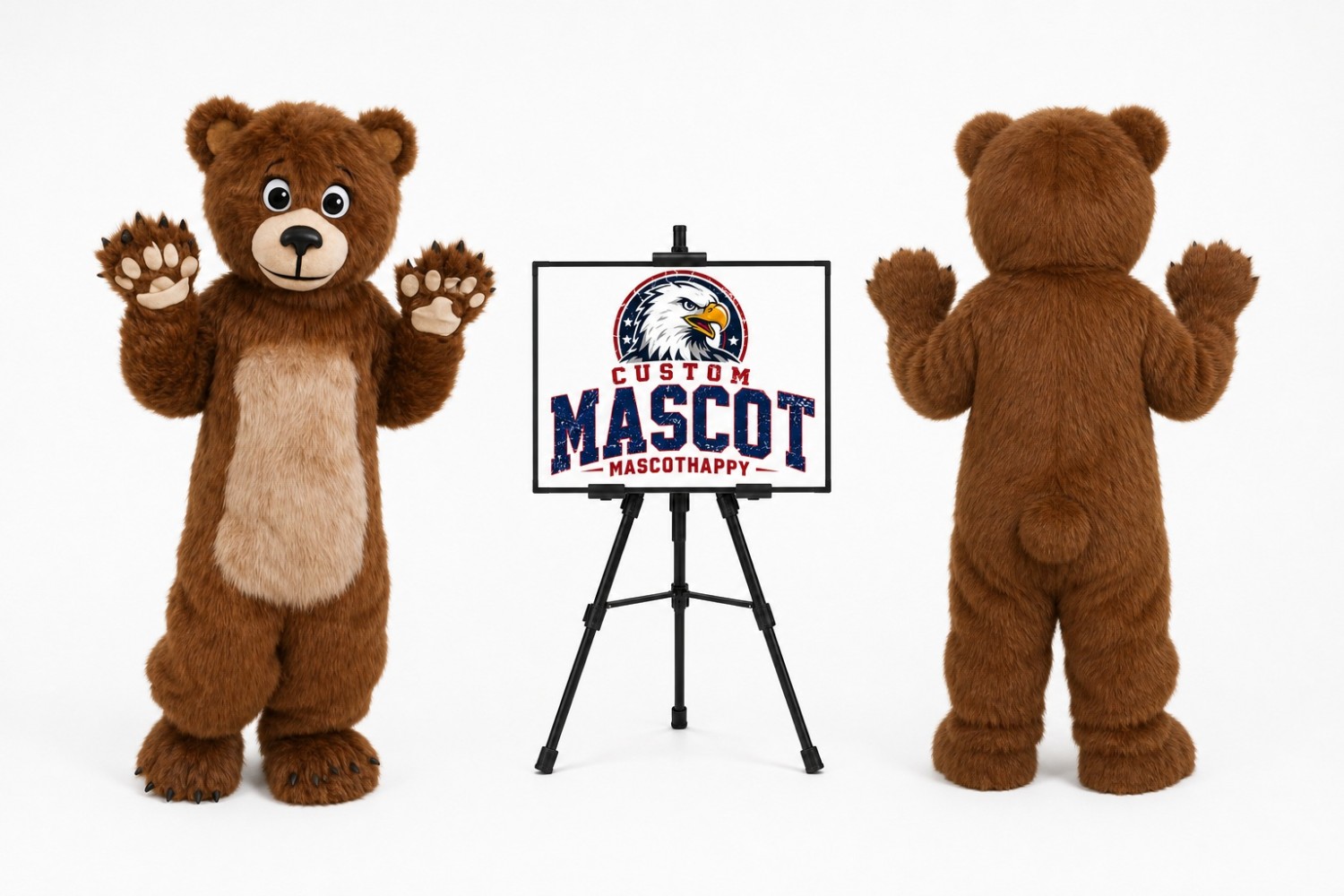 Simulation Fur Bear Mascot Costume