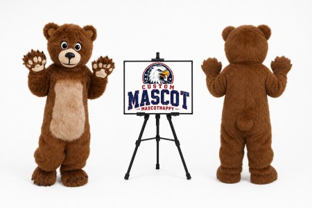 Simulation Fur Bear Mascot Costume