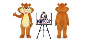 Smile Squirrel Mascot Costume Smile Squirrel Mascot Costume