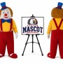 Smiling Clown Mascot Costume for Parties