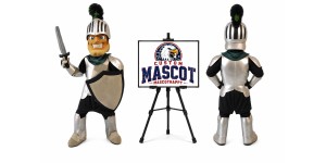 Smiling Knight Mascot Costume Smiling Knight Mascot Costume