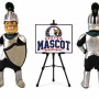 Smiling Knight Mascot Costume