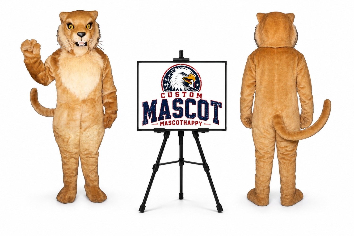 Snarling Wildcat Mascot Costume Snarling Wildcat Mascot Costume