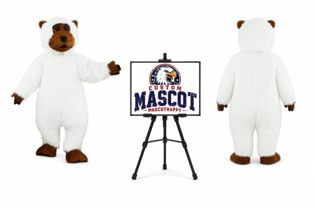 Snow Bear Mascot Costume