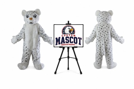 Snow Leopard Mascot Costume