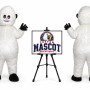 Snow Monster Mascot Costume for Halloween Events