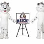 Snow Tiger Mascot Costume