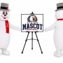 Snowman Christmas Mascot Costume for Christmas Events