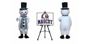 Snowman Christmas Mascot Costume for Christmas Events Snowman Christmas Mascot Costume for Christmas Events