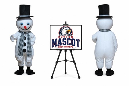 Snowman Christmas Mascot Costume for Christmas Events