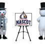 Snowman Christmas Mascot Costume for Christmas Events