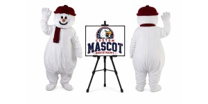Snowman Mascot Costume for Christmas Events Snowman Mascot Costume for Christmas Events
