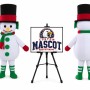 Snowman Mascot Costume for Christmas Events