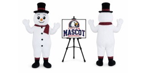 Snowman Mascot Costume for Christmas Events Snowman Mascot Costume for Christmas Events