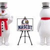 Snowman Mascot Costume for Christmas Events