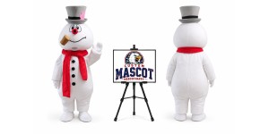 Snowman Mascot Costume for Christmas Events Snowman Mascot Costume for Christmas Events