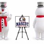 Snowman Mascot Costume for Christmas Events