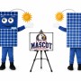 Solar Pannel Mascot Costume