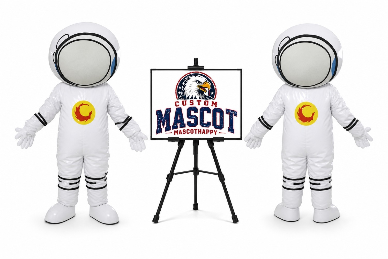 Space Robot Mascot Costume Space Robot Mascot Costume