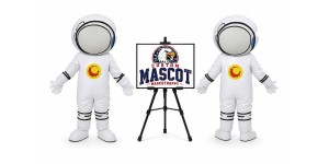 Space Robot Mascot Costume Space Robot Mascot Costume