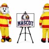 Sparky the Fire Dog Mascot Costume