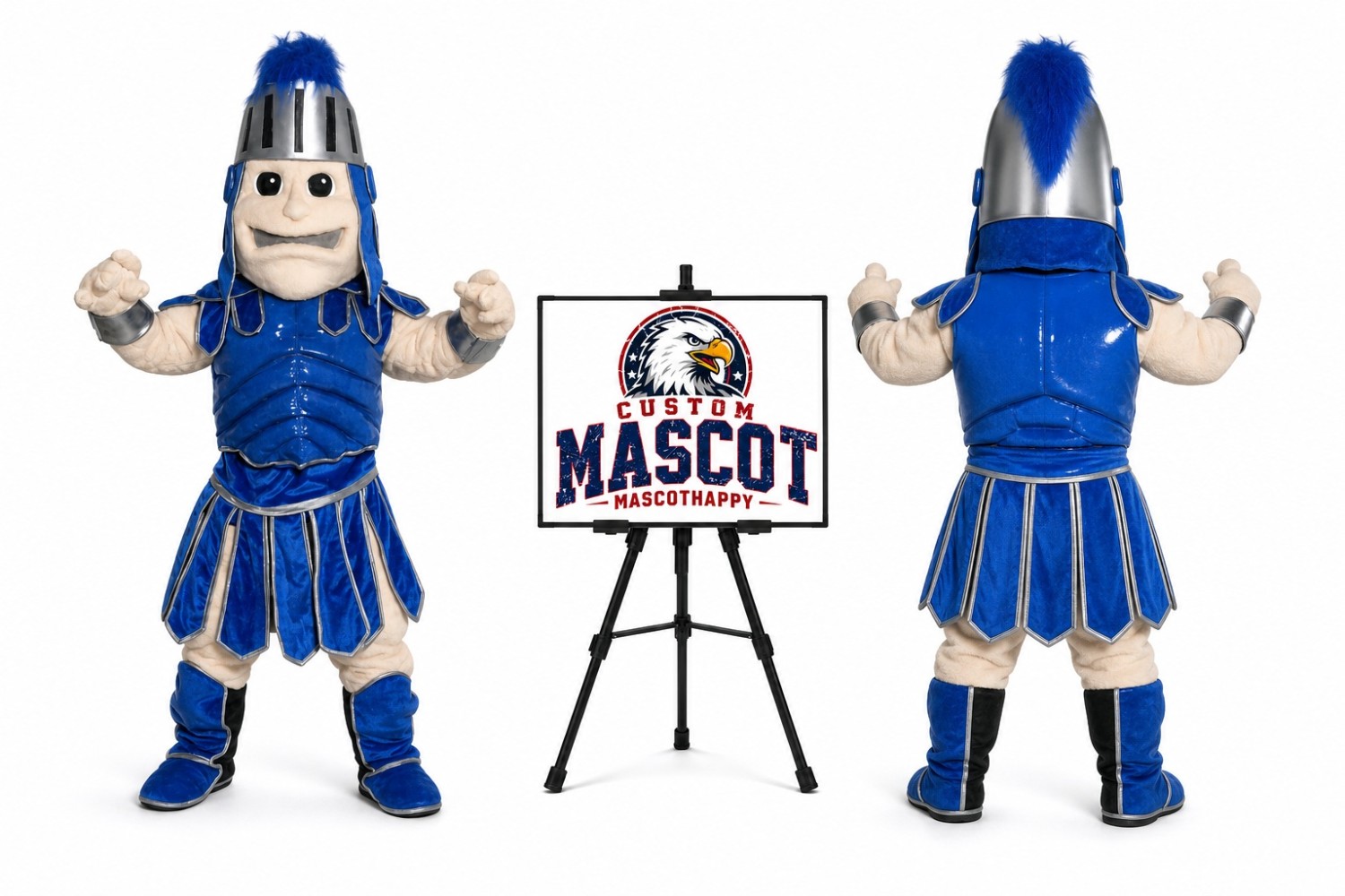 Spartan Knight Trojan Mascot Costume Spartan Knight Trojan Mascot Costume