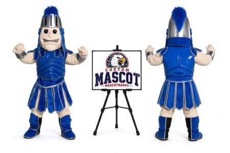 Spartan Knight Trojan Mascot Costume