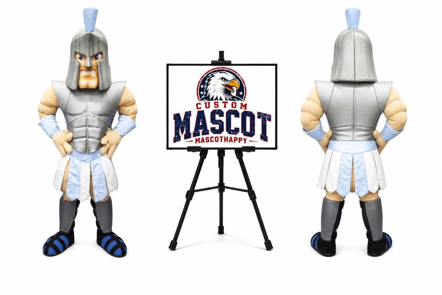 Spartan Titan Trojan Mascot Costume Spartan Titan Trojan Mascot Costume