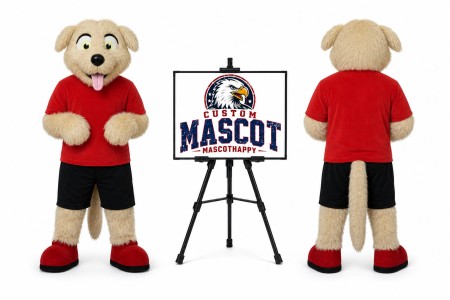 Sport Dog Mascot Costume for Sports Events