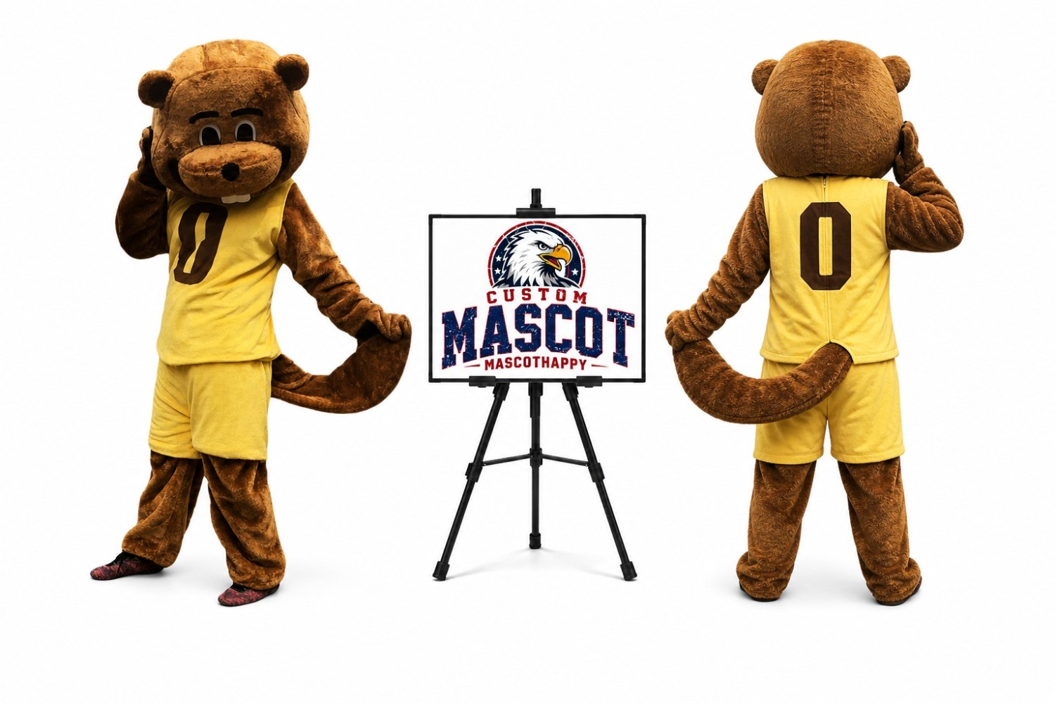 Sport Beaver Mascot Costume for Sports Events Sport Beaver Mascot Costume for Sports Events