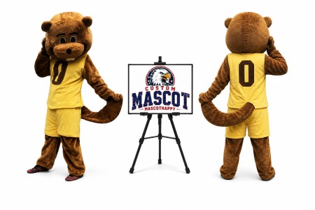 Sport Beaver Mascot Costume for Sports Events