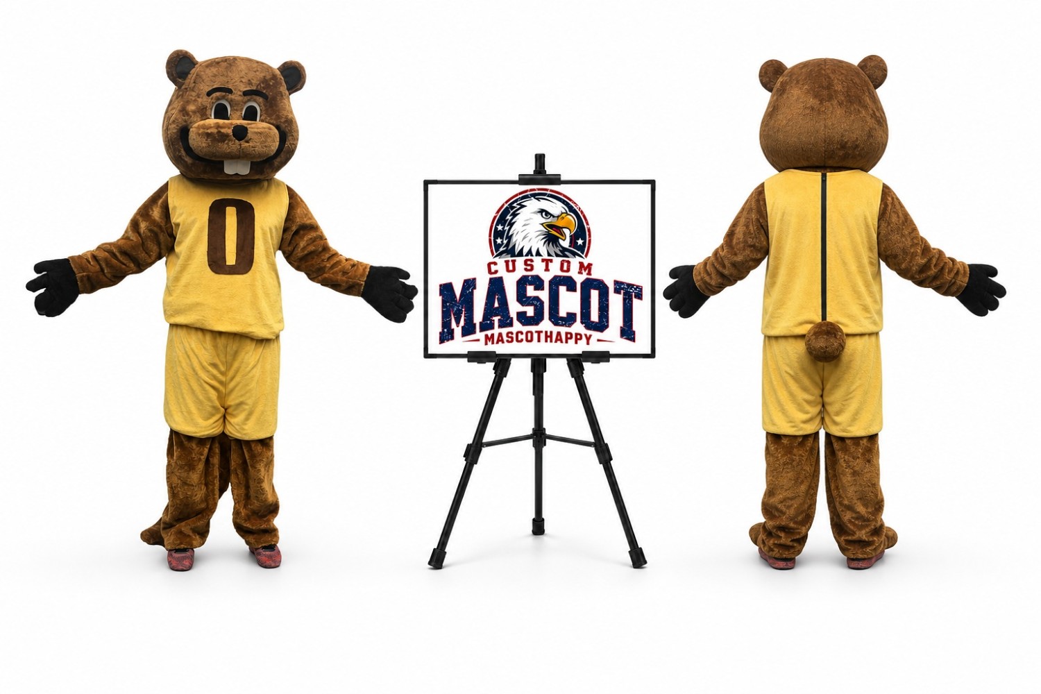Sport Beaver Mascot Costume for Sports Events Sport Beaver Mascot Costume for Sports Events
