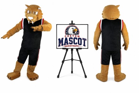 Sport Leopard Mascot Costume for Sports Events
