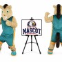 Sport Mustang Horse Mascot Costume for Sports Events