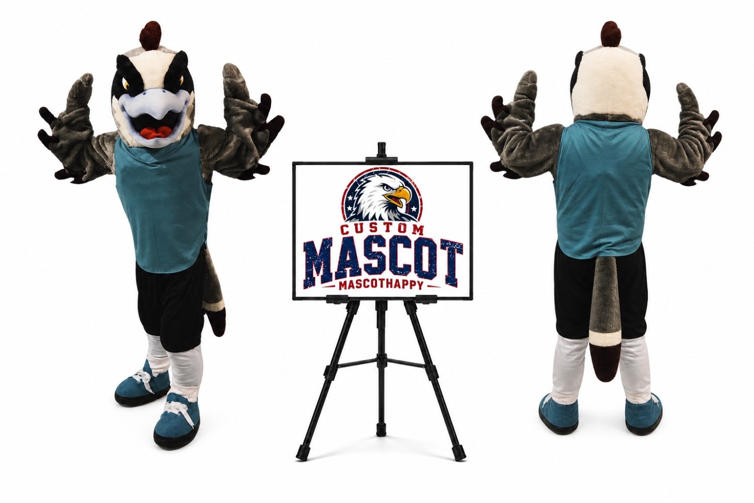 Sport Falcon Mascot Costume for Sports Events Sport Falcon Mascot Costume for Sports Events