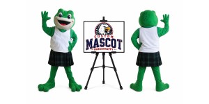 Sport Frog Cartoon Mascot Costume for Sports Events Sport Frog Cartoon Mascot Costume for Sports Events