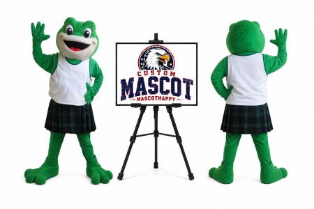 Sport Frog Cartoon Mascot Costume for Sports Events