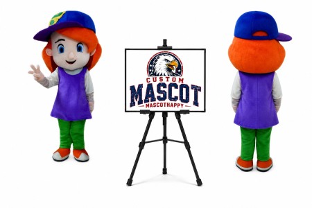 Sport Girl Mascot Costume for Sports Events