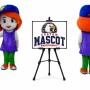 Sport Girl Mascot Costume for Sports Events