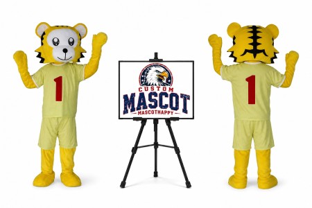 Sport Tiger Cartoon Mascot Costume for Sports Events