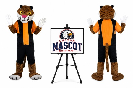 Sport Tiger Mascot Costume for Sports Events