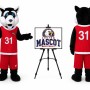 Sport Wolf Mascot Costume for Sports Events