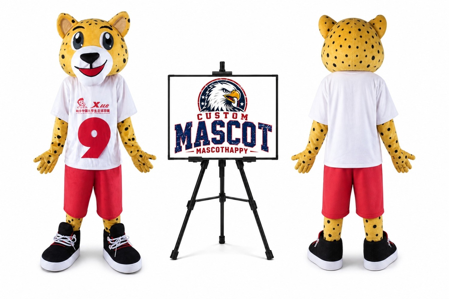 Sports Leopard Mascot Costume for Sports Events Sports Leopard Mascot Costume for Sports Events