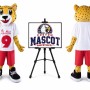 Sports Leopard Mascot Costume for Sports Events