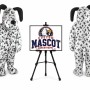 Spotty Dog Mascot Costume